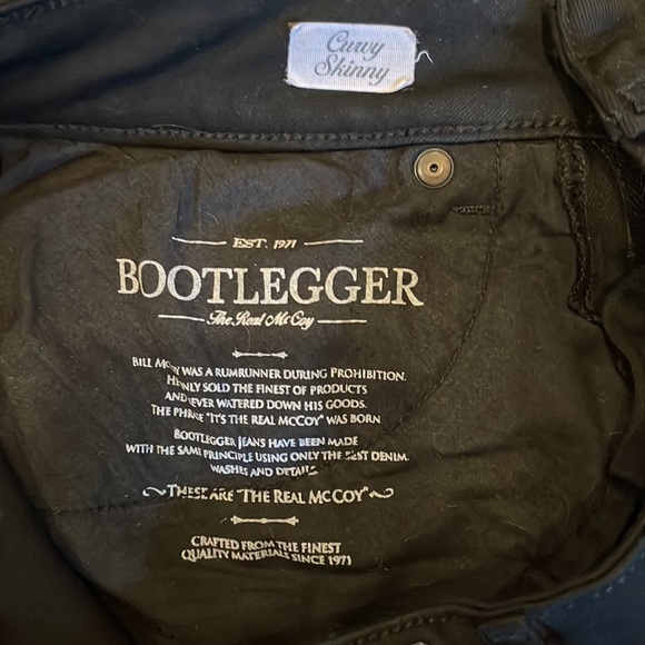 bootlegger black curvy skinny jeans 25 W 31 L - Picture 4 of 5